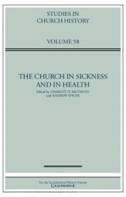The Church in Sickness and in Health: Volume 58