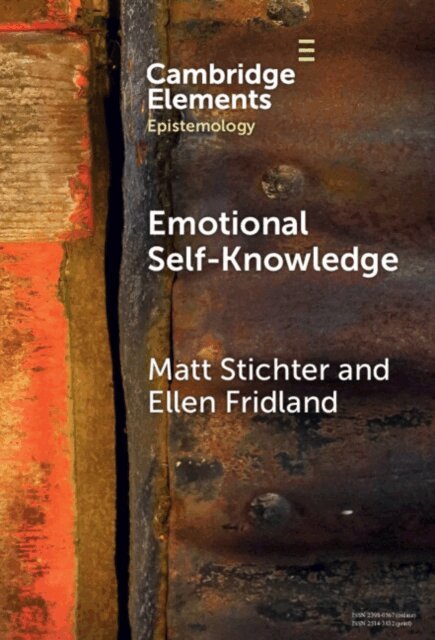 Ellen Fridland, Matt Stichter - Emotional Self-Knowledge, E-bok