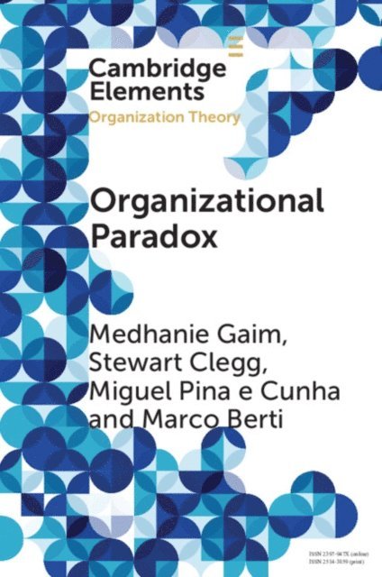 Marco Berti, Miguel Pina e Cunha, Stewart Clegg, Medhanie Gaim - Organizational Paradox, E-bok