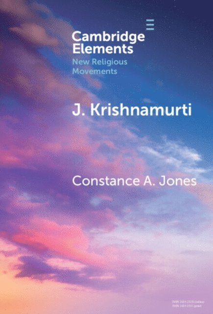Constance A. Jones - J. Krishnamurti, E-bok