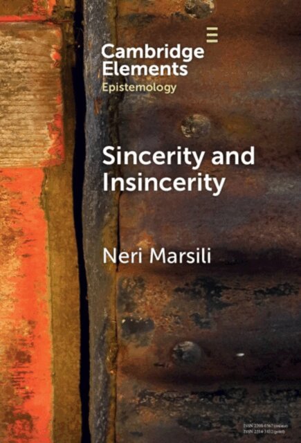 Neri Marsili - Sincerity and Insincerity, E-bok