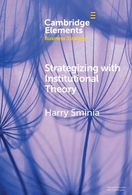 Harry Sminia - Strategizing With Institutional Theory, E-bok