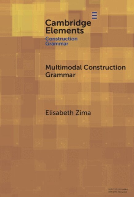 Elisabeth Zima - Multimodal Construction Grammar, E-bok
