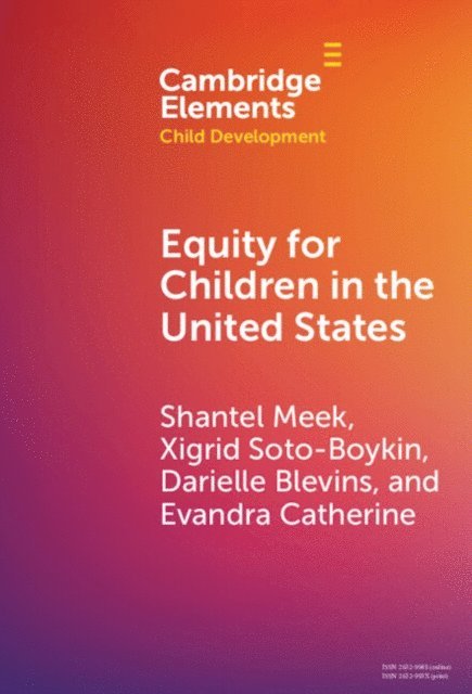 Darielle Blevins, Xigrid Soto- Boykin, Evandra Catherine, Shantel Meek - Equity for Children in the United States, E-bok