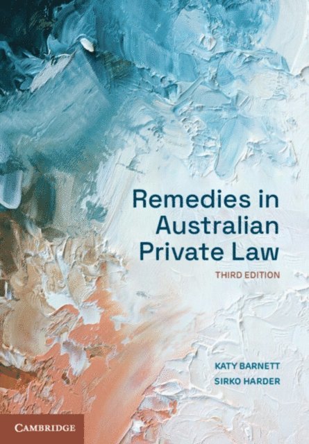 Sirko Harder, Katy Barnett - Remedies in Australian Private Law, E-bok