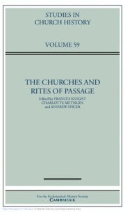 The Churches and Rites of Passage: Volume 59