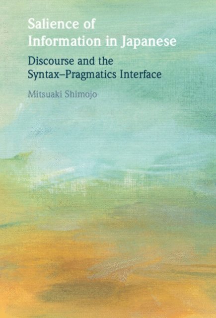 Mitsuaki Shimojo - Salience of Information in Japanese, E-bok