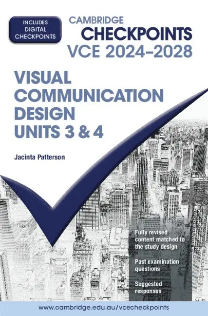 Jacinta Patterson - Cambridge Checkpoints VCE Visual Communication Design Units 3&4 2024-2028. Tillgänglighet: Lägg i varukorg
