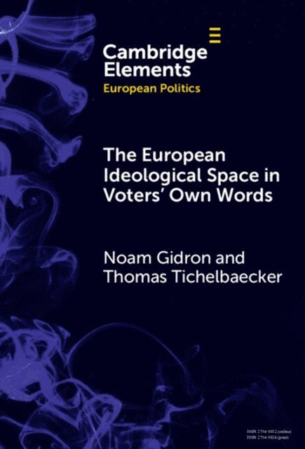 Thomas Tichelbaecker, Noam Gidron - European Ideological Space in Voters' Own Words, E-bok