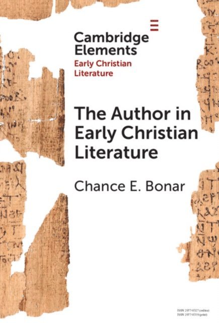 Chance E. Bonar - Author in Early Christian Literature, E-bok