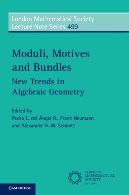 Alexander H. W. Schmitt, Frank Neumann, Pedro L. del Angel R. - Moduli, Motives and Bundles, E-bok