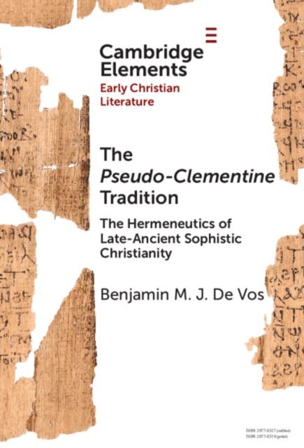 Benjamin M. J. De Vos - Pseudo-Clementine Tradition, E-bok