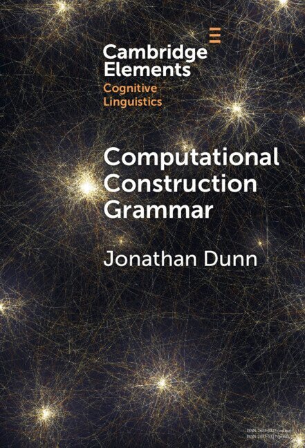 Jonathan Dunn - Computational Construction Grammar, Inbunden