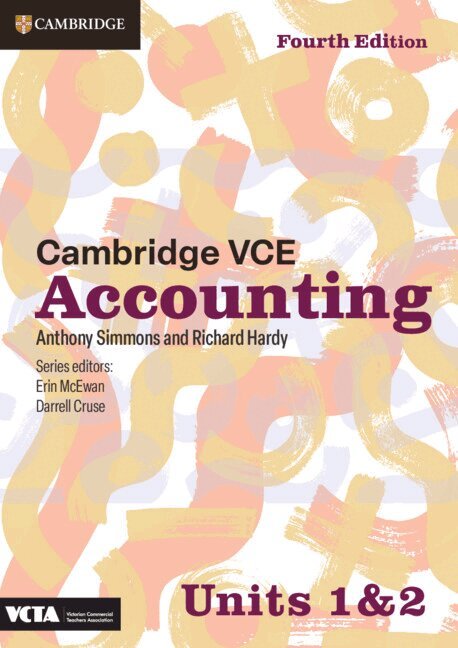 Anthony Simmons, Richard Hardy - Cambridge VCE Accounting Units 1&2, Övrigt