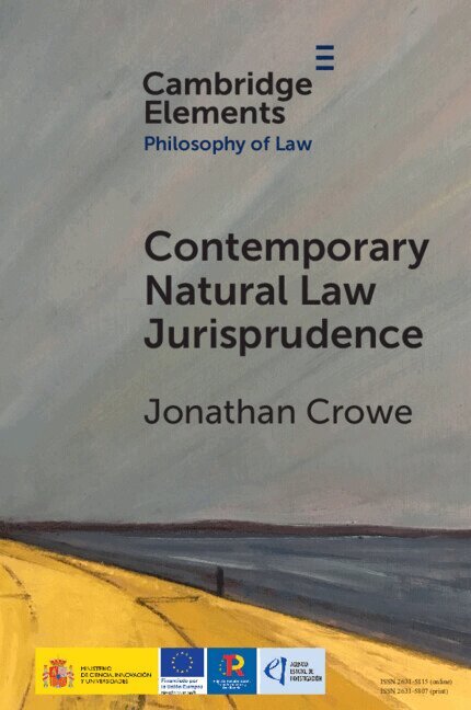 Jonathan Crowe - Contemporary Natural Law Jurisprudence, Häftad