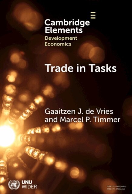 Marcel P. Timmer, Gaaitzen J. de Vries - Trade in Tasks, E-bok