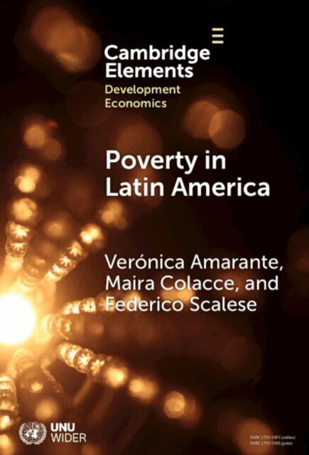 Federico Scalese, Maira Colacce, Veronica Amarante - Poverty in Latin America, E-bok