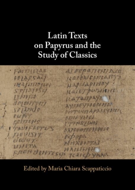 Maria Chiara Scappaticcio - Latin Texts on Papyrus and the Study of Classics, E-bok