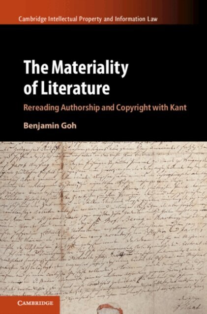 Benjamin Goh - Materiality of Literature, E-bok