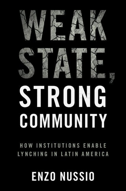 Enzo Nussio - Weak State, Strong Community, Inbunden