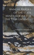 Annual Report of the State Mineralogist for the Year Ending ...; v.6