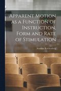 Apparent Motion as a Function of Instruction, Form and Rate of Stimulation