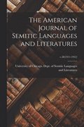 American Journal of Semitic Languages and Literatures; v.28(1911-1912)