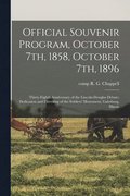 Official Souvenir Program, October 7th, 1858, October 7th, 1896