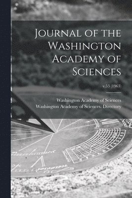 Washington Academy of Sciences (Washi - Journal of the Washington Academy of Sciences; v.53 (1963), Häftad. Tillgänglighet: Lägg i varukorg