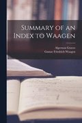 Summary of an Index to Waagen