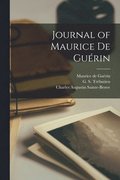 Journal of Maurice De Gue&#769;rin