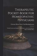 Therapeutic Pocket-Book for Homoeopathic Physicians