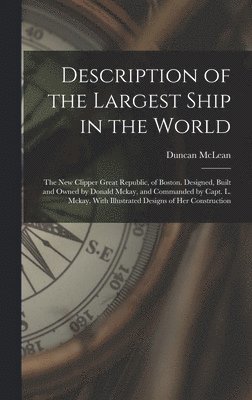 Duncan McLean - Description of the Largest Ship in the World, Inbunden. Tillgänglighet: Lägg i varukorg