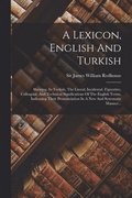Lexicon, English And Turkish