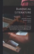 Rabinical Literature