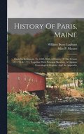 History Of Paris, Maine