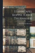 Stammtafel Koppel (oder Thurnauer)