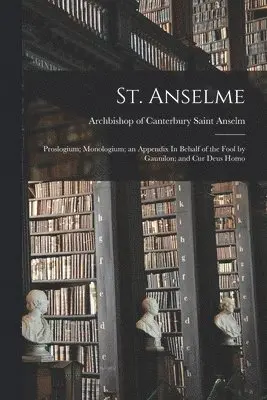Saint Archbishop of Canterbu Anselm - St. Anselme, Häftad. Tillgänglighet: Lägg i varukorg