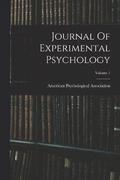 Journal Of Experimental Psychology; Volume 1