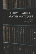 Formulaire de mathématiques
