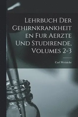 Carl Wernicke - Lehrbuch Der Gehirnkrankheiten Fur Aerzte Und Studirende, Volumes 2-3, Häftad. Tillgänglighet: Tillfälligt slut