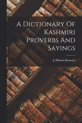 J Hinton Knowles - Dictionary Of Kashmiri Proverbs And Sayings, Häftad. Tillgänglighet: Lägg i varukorg