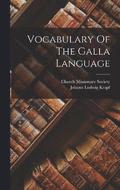 Vocabulary Of The Galla Language