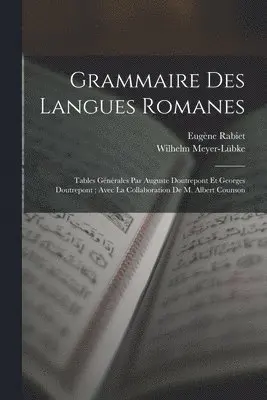 Wilhelm Meyer-Lübke, Eugène Rabiet - Grammaire Des Langues Romanes, Häftad. Tillgänglighet: Lägg i varukorg