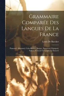 Louis De Baecker - Grammaire Comparée Des Langues De La France, Häftad. Tillgänglighet: Tillfälligt slut