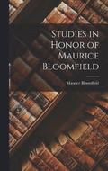 Studies in Honor of Maurice Bloomfield