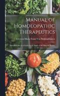 Manual of Homoeopathic Therapeutics
