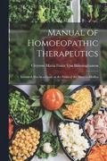 Manual of Homoeopathic Therapeutics