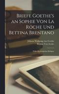 Briefe Goethe's an Sophie Von La Roche Und Bettina Brentano