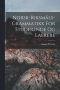 Norsk-riksmåls-grammatikk For Studerende Og Laerere